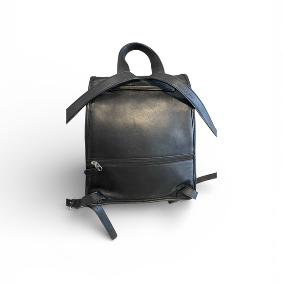 Coach Black Large Daypack with Silver Hardware - Picture 5 of 11